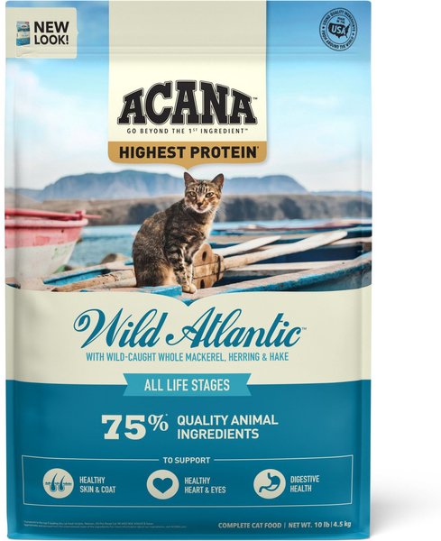 ACANA Wild Atlantic Grain-Free Dry Cat Food, 10-lb bag slide 1 of 9