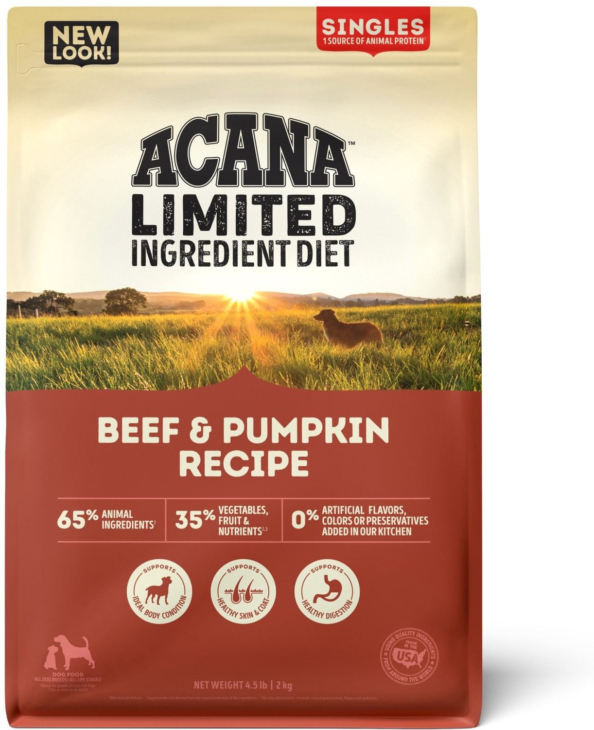 ACANA Singles Limited Ingredient Diet Beef & Pumpkin Recipe GrainFree