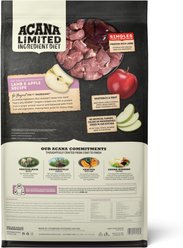ACANA Singles Limited Ingredient Diet Lamb & Apple Recipe Grain-Free Dry Dog Food, 22.5-lb bag slide 2 of 9