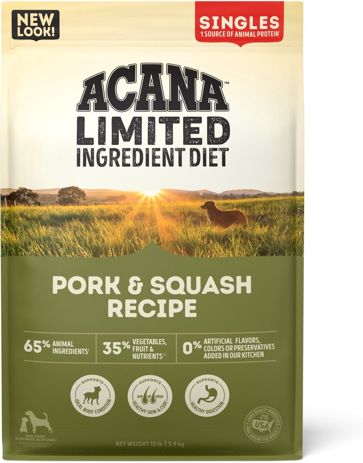 ACANA Singles Limited Ingredient Diet Pork & Squash Recipe GrainFree