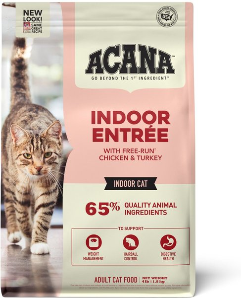 ACANA Indoor Entrée Adult Dry Cat Food, 4-lb bag slide 1 of 9