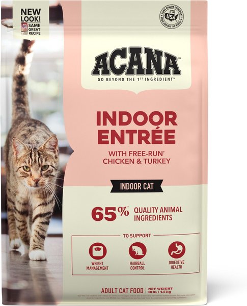 ACANA Indoor Entrée Adult Dry Cat Food, 10-lb bag slide 1 of 9