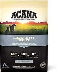 ACANA Light & Fit Recipe Grain-Free Adult Dry Dog Food, 13-lb bag