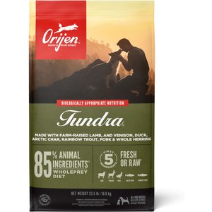 ORIJENundra免粒狗食品23.5-lb包