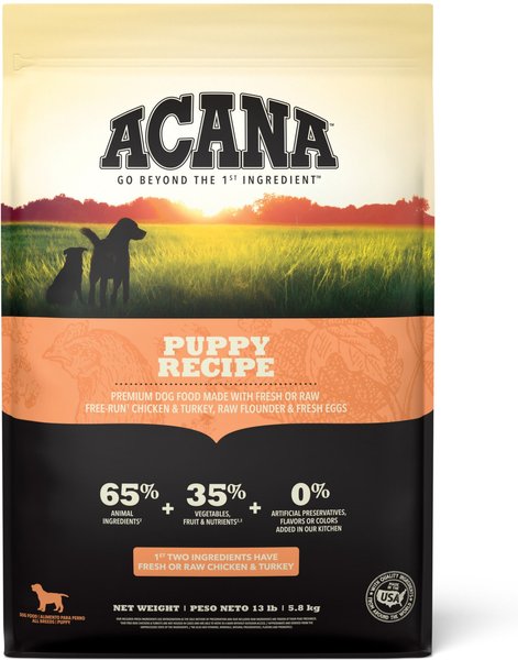 ACANA Puppy Recipe Grain-Free Dry Puppy Food, 13-lb bag slide 1 of 10