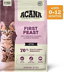 ACANA First Feast High-Protein Kitten Dry Cat Food, 4-lb bag