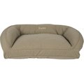 Carolina Pet Memory Foam Quilted Microfiber Personalized Bolster Dog Bed, Sage, Large/X-Large