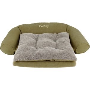 Carolina Pet Ortho Sleeper Comfort Personalized Sofa Dog Bed, Sage, Medium