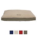 Carolina Pet Orthopedic Four Season Jamison & Cashmere Berber Top Personalized Pillow Dog Bed, Sage, Small