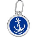 Red Dingo Anchor Stainless Steel Personalized Dog & Cat ID Tag, Blue, Medium