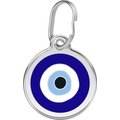 Red Dingo Evil Eye Stainless Steel Personalized Dog & Cat ID Tag, Large