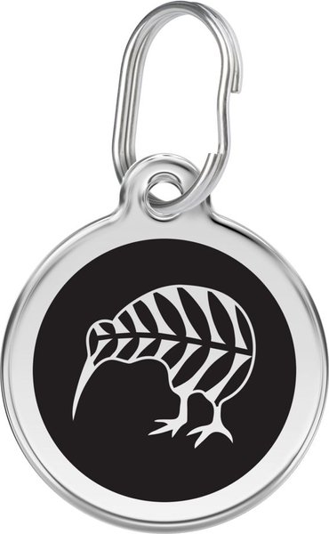 Red Dingo Kiwi Bird Stainless Steel Personalized Dog & Cat ID Tag, Large slide 1 of 6