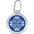 Red Dingo Tribal Arrows Stainless Steel Personalized Dog & Cat ID Tag, Blue, Large