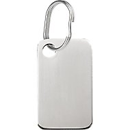 Red Dingo Rectangle Stainless Steel Personalized Dog & Cat ID Tag