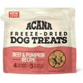 ACANA Singles Beef & Pumpkin Formula Grain-Free Freeze-Dried Dog Treats, 1.25-oz bag