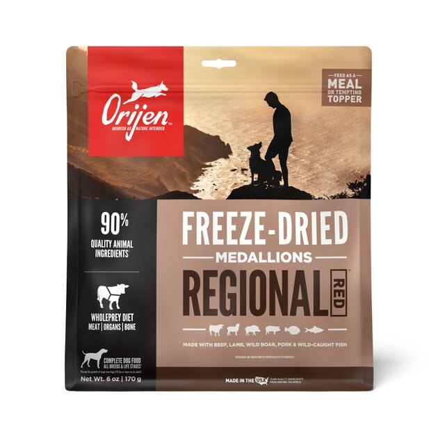 ORIJEN Regional Red Grain-Free High-Protein Freeze-Dried Dog Food & Topper