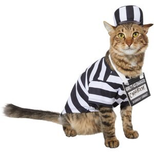 Frisco Prisoner Dog & Cat Costume, X-Small