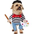 Frisco Front Walking French Artist Dog & Cat Costume, Large