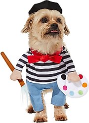 Frisco Front Walking French Artist Dog & Cat Costume, XX-Large