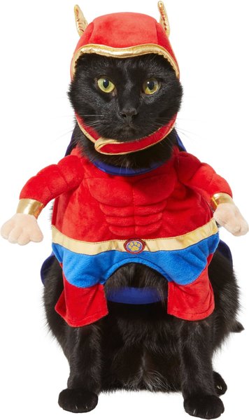 Frisco Front Walking Superhero Dog & Cat Costume, X-Small slide 1 of 10