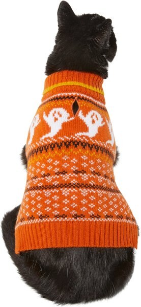 Frisco Ghost Fair Isle Dog & Cat Sweater, X-Small slide 1 of 8