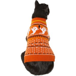 Frisco Ghost Fair Isle Dog & Cat Sweater, X-Small