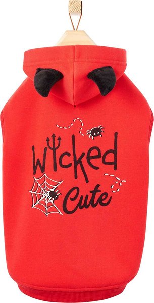 Frisco Wicked Cute Dog & Cat Hoodie, X-Small slide 1 of 8