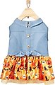 Frisco Chambray Halloween Dog & Cat Dress, Large