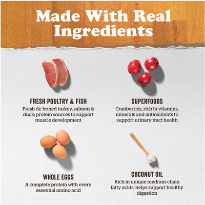 Show full view: Now Fresh Grain-Free Senior Dry Cat Food, 3-lb bag slide 5 of 11