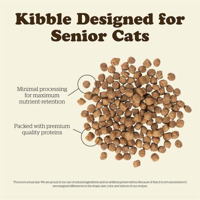 Show full view: Now Fresh Grain-Free Senior Dry Cat Food, 3-lb bag slide 7 of 11