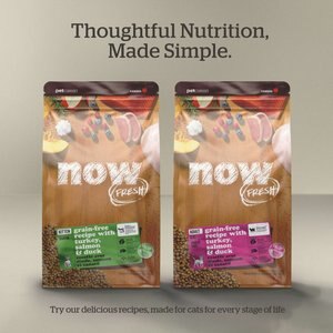 Now Fresh Grain-Free Senior Dry Cat Food, 8-lb bag