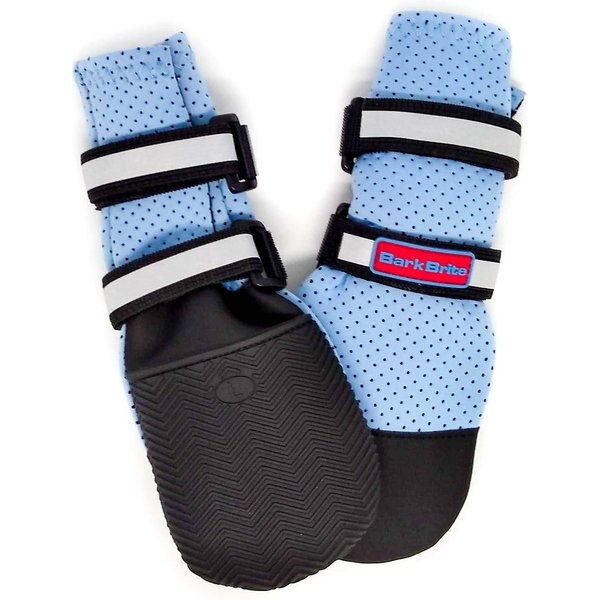 BARK BRITE All Weather Reflective Neoprene Dog Boots, 4 count, Large