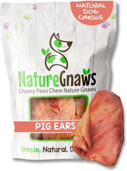 Nature Gnaws Pig Ear Dog Treats, 15 count