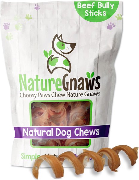 Nature Gnaws Bully Stick Springs 7 - 8" Dog Treats, 25 count slide 1 of 10