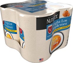 Nutri-Vet Fresh Pumpkin + SuperBlend Puree Weight Management Supplement for Cats & Dogs, 4 count