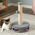 Two By Two The Elm 19.7-in Jute Cat Scratching Post, Grey