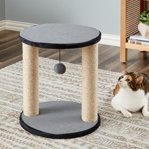 Two By Two The Cedar 16.9-in Jute Cat Scratching Post, Grey