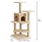 Show in main carousel: Two By Two The Evergreen 50.8-in Faux-Fleece Cat Tree & Condo, Beige slide 2 of 5