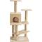 Show in main carousel: Two By Two The Evergreen 50.8-in Faux-Fleece Cat Tree & Condo, Beige slide 3 of 5