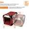 Show in main carousel: PetLuv Tuf-Crate Soft Dog Crate, Red, Small, 20-in L x 15-in W x 15-in H slide 9 of 9
