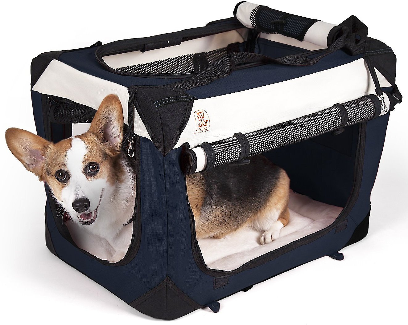 Does this have a seatbelt restraint to secure the crate?