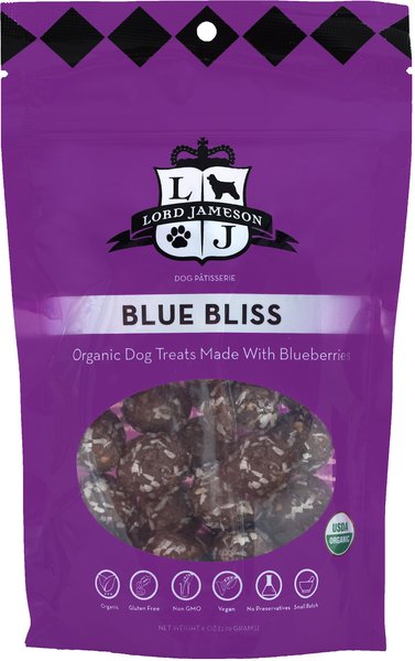 Lord Jameson Blue Bliss Vegan Dog Treats, 6-oz bag