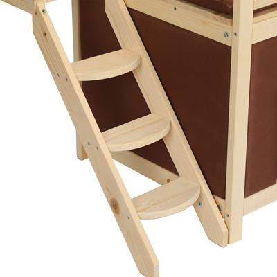 Show full view: Petsfit 2-Story Home Decor Cat House with Step & Platform slide 3 of 4