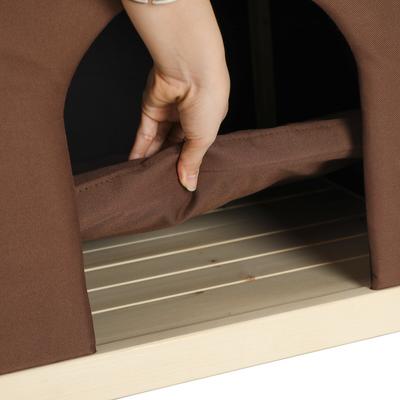 Show full view: Petsfit 2-Story Home Decor Cat House with Step & Platform slide 4 of 4