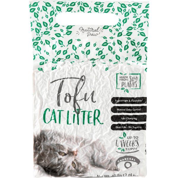 EcoKitty Real Tofu & Natural Lavender Flowers Scented Clumping Tofu Cat Litter