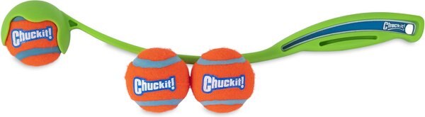 Chuckit! Sport 14S Launcher Tennis Ball Bundle Dog Toy, Small