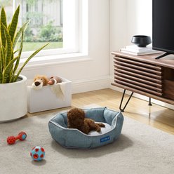 Sam's Pets Arthur Hexagon Dog Bed, Teal, Small slide 2 of 9