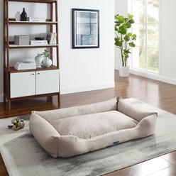 Sam's Pets Missy Rectangular Dog Bed, Beige, X-Large