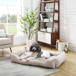 Sam's Pets Missy Rectangular Dog Bed, Beige, X-Large slide 2 of 9