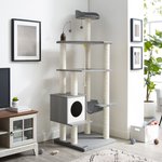 SAM'S PETS Tyrone 70.5-in Cat Tree, Gray - Chewy.com